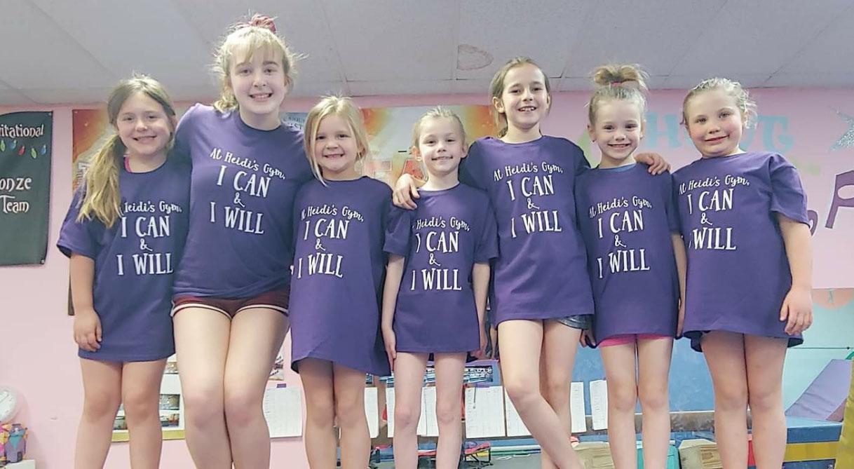 Heidi's Gym Girls Team - I CAN and I WILL
